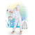 Kinder-Kostüm Overall Eisbär, Gr. M bis 140cm Körpergröße - Plüschkostüm, Tierkostüm