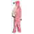 Kinder-Kostüm Overall Flamingo, Gr. M bis 140cm Körpergröße - Plüschkostüm, Tierkostüm Bild 2