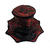 Sale Mini-Hut Steam-Punk Zylinder, schwarz-rot Bild 2