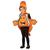 SALE Kleinkind-Kostm Clownfisch, Orange, mit Charakteroberteil und Hut, Gre: geeignet fr 1-2 Jahre Bild 4