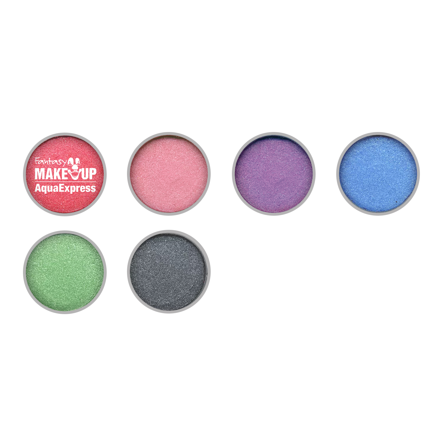SALE Fantasy Aqua-Express Schminke auf Wasserbasis, 15g, Perlglanz / Metallic - Verschiedene Farbtöne