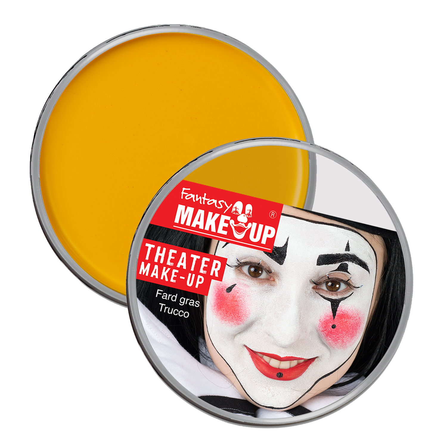 SALE Fantasy Theater-Make-Up / Creme-Schminke auf Fettbasis, 25g, Gelb
