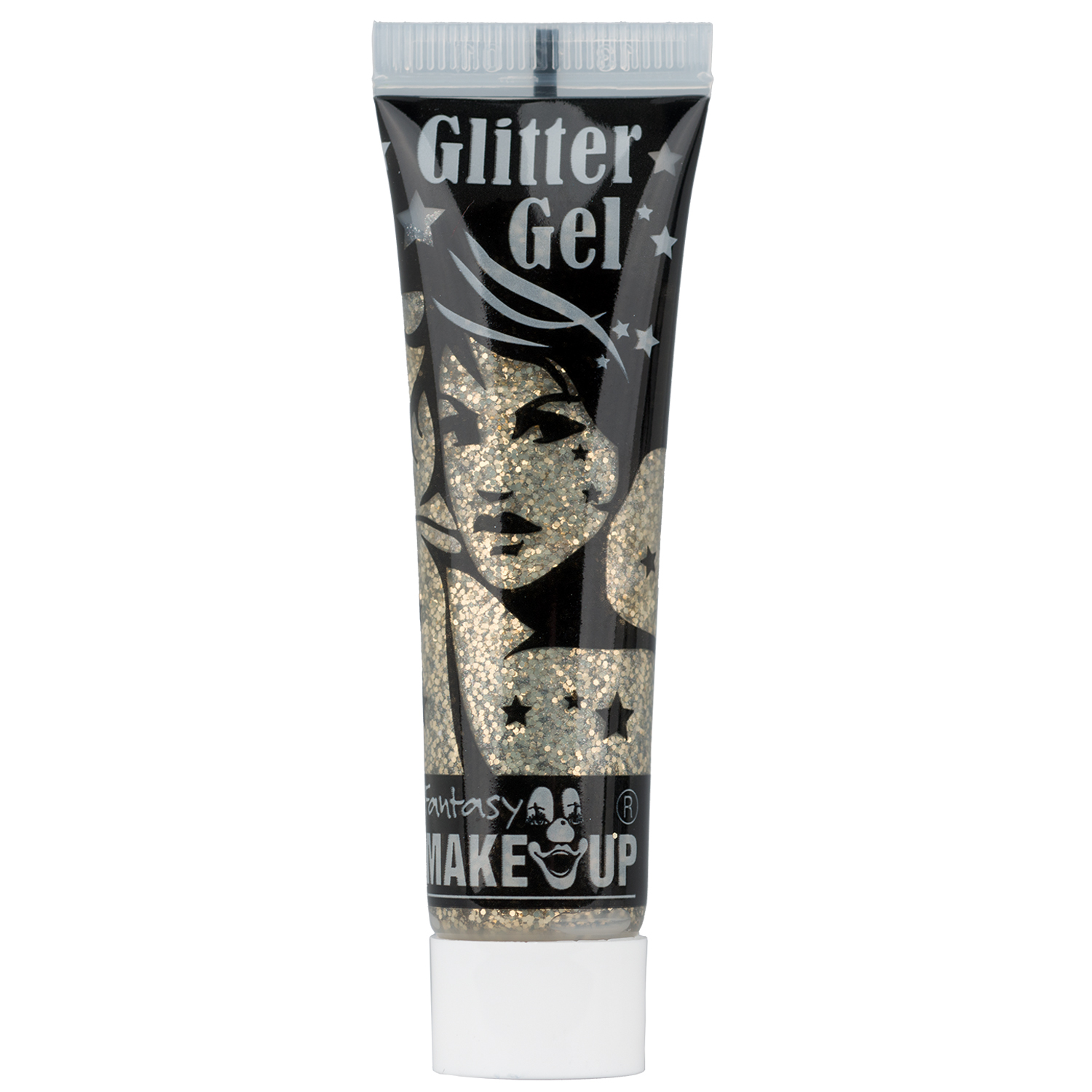 SALE Fantasy Glittercreme fr die Haut, Tube 15ml, Gold