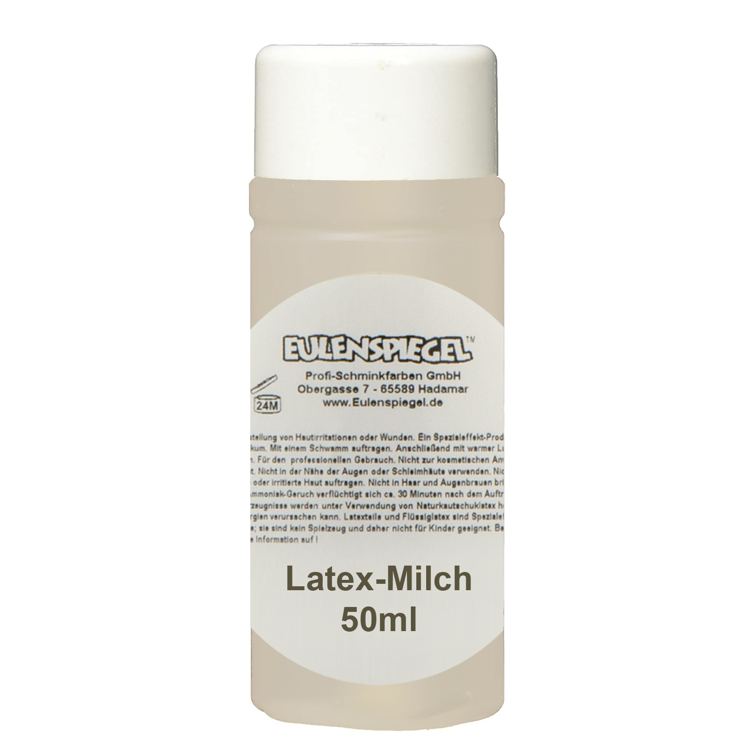 NEU Eulenspiegel Latex-Milch, 50ml Flasche