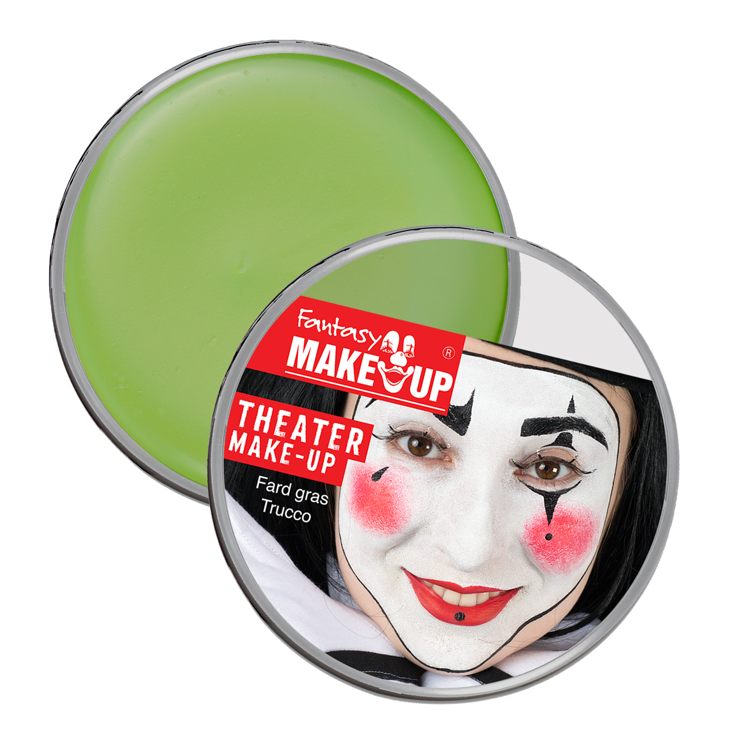 SALE Fantasy Theater-Make-Up / Creme-Schminke auf Fettbasis, 25g, Pastellgrn