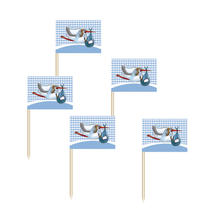 Party Picker Baby Boy mit Storch, blau