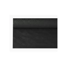 Tischdecke schwarz, Damastprägung 8x1,2m