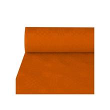 Tischdecke mit Damastprgung, 50 x 1 m auf der Rolle, Terracotta
