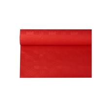 Tischdecke mit Damastprgung, 8 x 1,2 m auf der Rolle, Rot