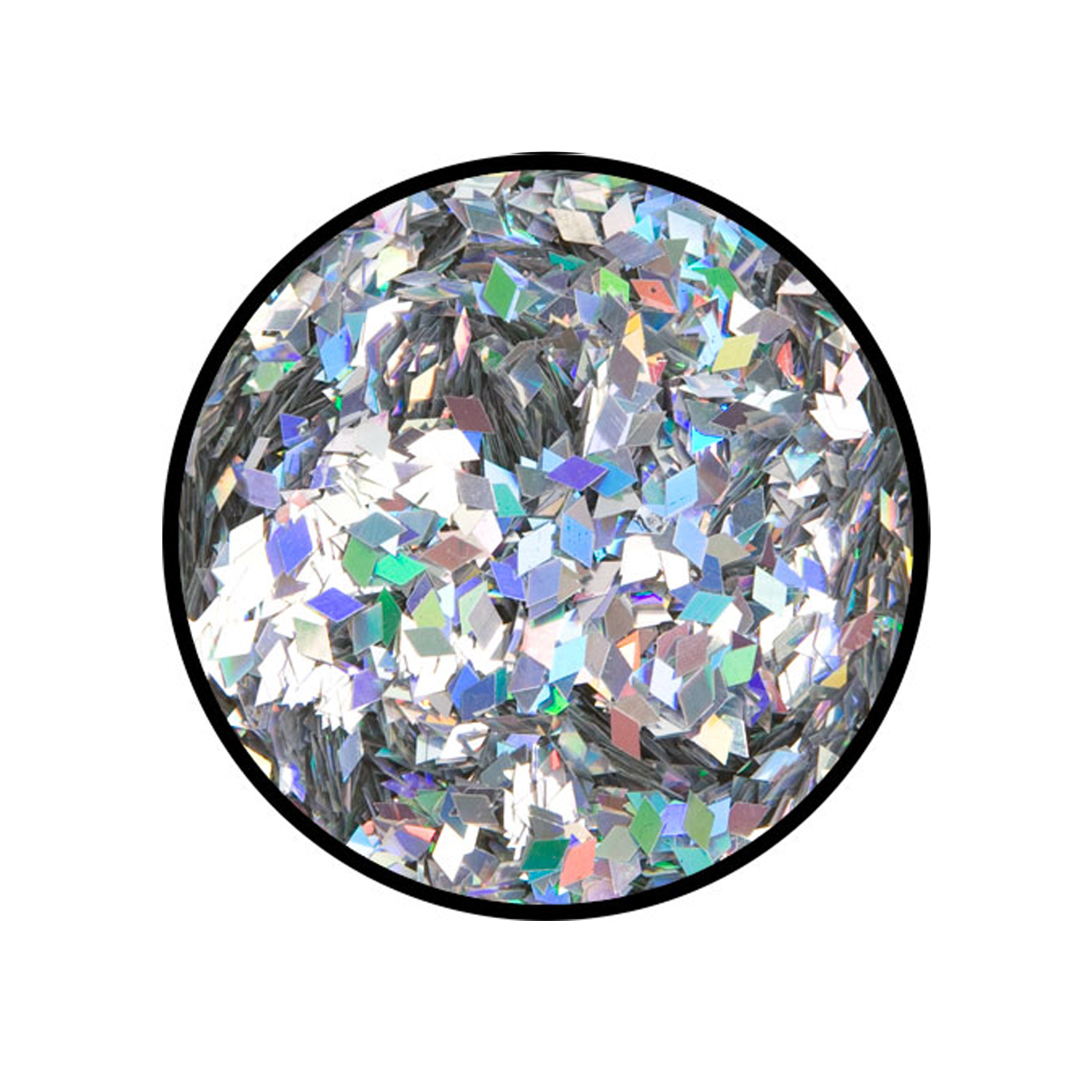 NEU Eulenspiegel Holographischer Glitzer, 2g-Dose, Diamanten