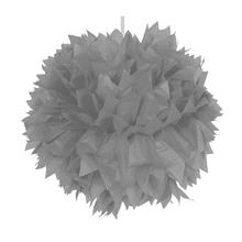 Pompom, Papier, silber, 30 cm, 1 Stk.