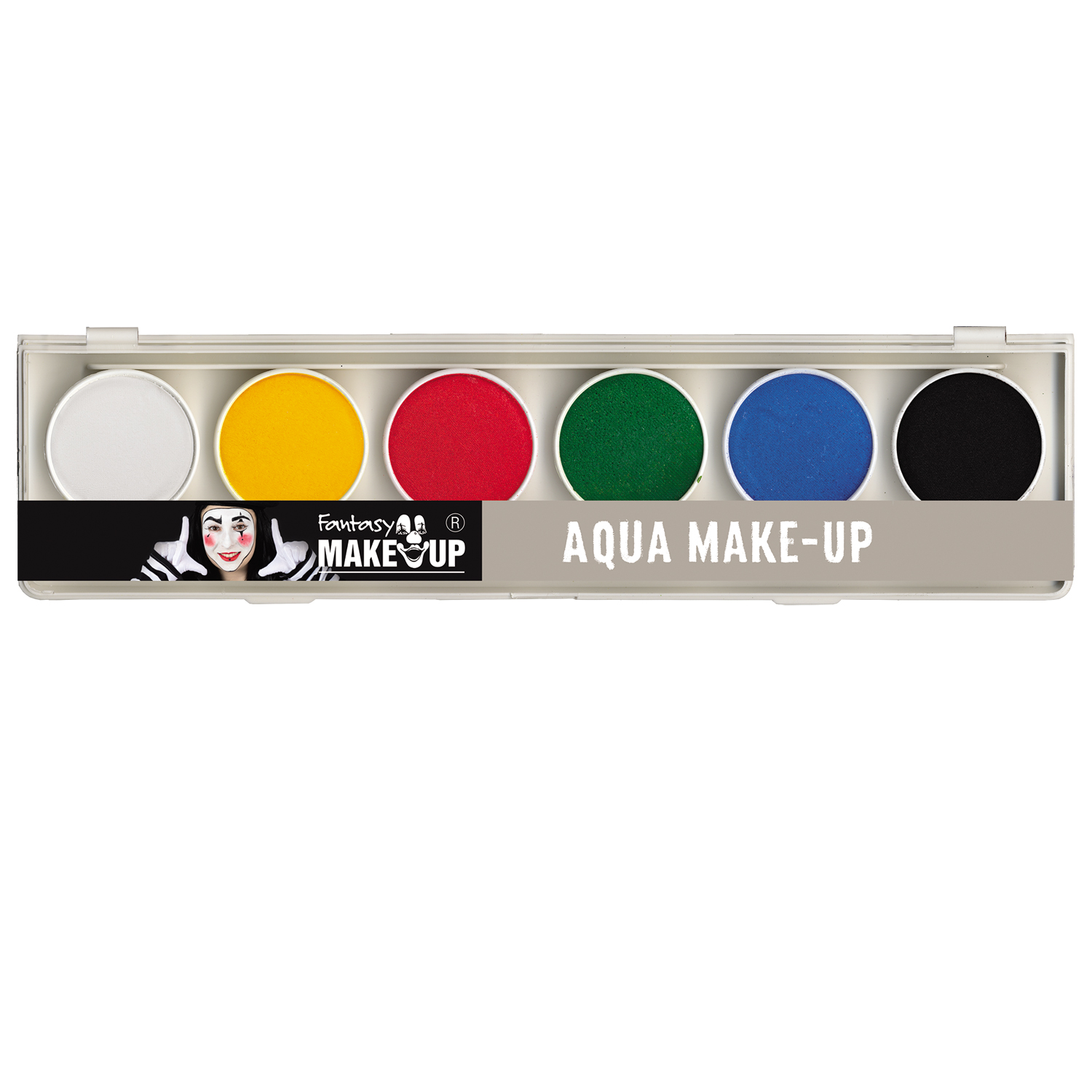 NEU Fantasy Aqua-Make-Up Schminke auf Wasserbasis, Malkasten mit Pinsel, 6 Farben