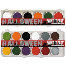 NEU PAINT IT EASY Aqua-Make-Up Schminke auf Wasserbasis, Halloween-Malkästen - Verschiedene Ausführungen