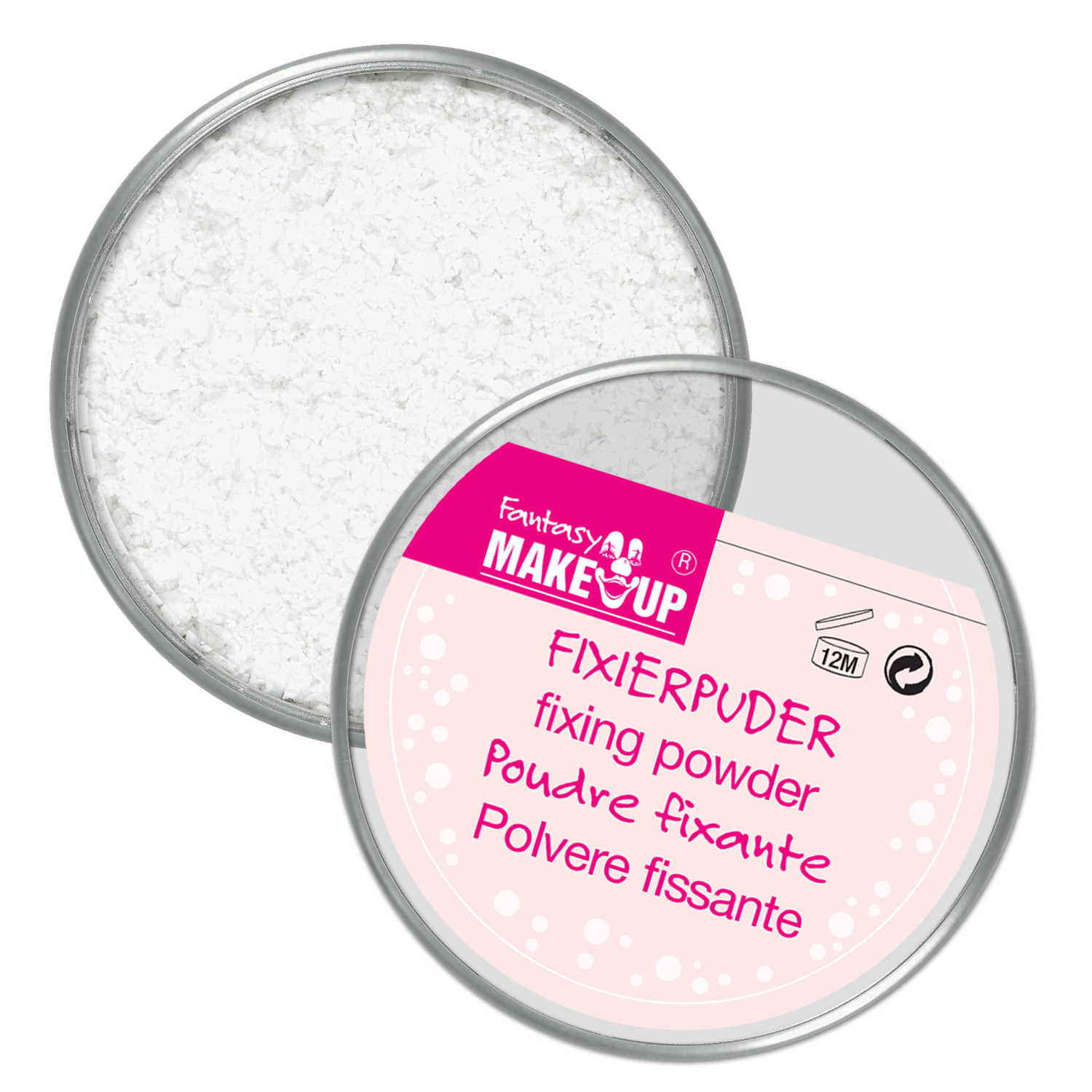 SALE Fantasy Fixierset fr Theater-Make-Up / Schminke, Set mit Puder & Quaste