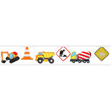 Wimpelkette Baustelle, 23 x 14 cm / L�nge 500 cm
