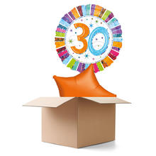 SALE Ballongrsse H-Birthday, Radiant 30, 2 Ballons