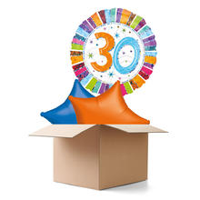 SALE Ballongrsse H-Birthday, Radiant 30, 3 Ballons
