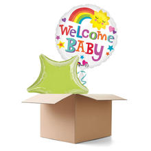 SALE Ballongrsse Welcome Baby, 2 Ballons