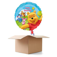 Ballongrsse Happy-Birthday / Herzlichen Glckwunsch Winnie the Pooh, 1 Ballon