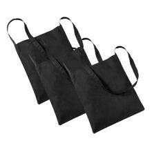 Sparpack Baumwolltasche / Wurfbeutel 34x40cm, Schwarz 24 St.