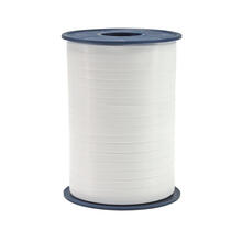 Kruselband America, Breite 5 mm, 500 m auf der Spule, Wei