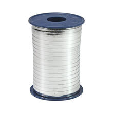 Kruselband Metallic, Breite 5 mm, 400 m auf der Spule, Silber