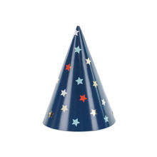 Partyh�te Sterne � 16 cm � Farbig sortiert � 6 St�ck