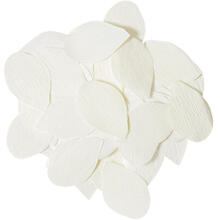 Krepp-Konfetti Rosenbl�tter, Wei�, 20 g