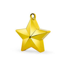 Ballongewicht Stern, Gewicht ca. 175g - Gold