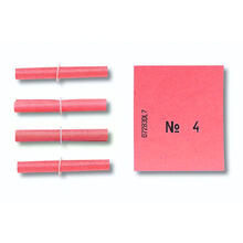 NEU Rllchenlose / Gewinnlose Tombola, Treffer, rot, Nummer 1-50