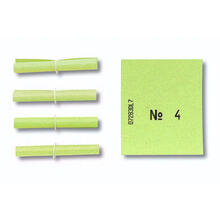 NEU Rllchenlose / Gewinnlose Tombola, Treffer, grn, Nummer 1-50