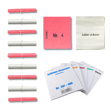 NEU Verlosungs-Set Wei-Rot 100