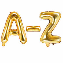 Folienballons Buchstaben - 35 cm, Gold - Verschiedene Ausf�hrungen