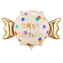 Folienballon Bonbon Happy Birthday / Geburtstag - 61 � 37 cm