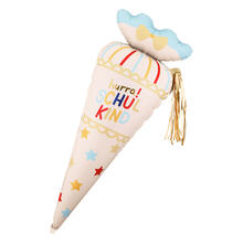 Folienballon Schult�te Hurra Schulkind - 34,5 � 99 cm
