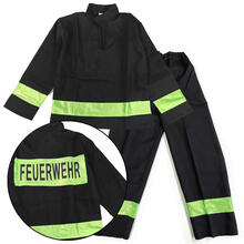 SALE Kinder-Kostm Feuerwehr, schwarz, 2 tlg., Gr. 128