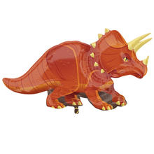 Folienballon Dino Triceratops, 106x60 cm