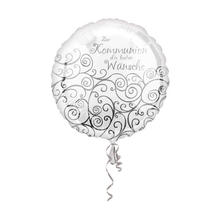 Folienballon Wnsche Kommunion, ca. 45 cm