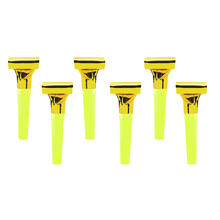 Party-Tr�ten / Luftr�ssel - Gold - 6 St�ck