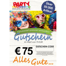 Geschenkgutschein nur ONLINE - Alles Gute - Wert 75,00 