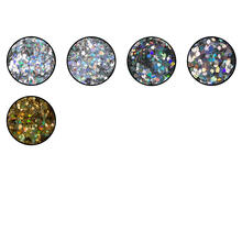 SALE Eulenspiegel Holographischer Glitzer, 2g-Dosen - Verschiedene Formen & Farben