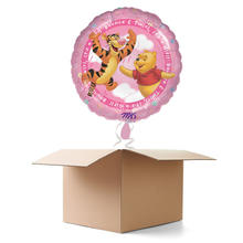 SALE Ballongrüße Pooh It's a Girl, 1 Ballon