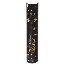 Konfettikanone Starlight Birthday, Gold, 40 cm
