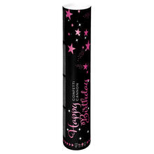 Konfettikanone Starlight Birthday, Pink, 40 cm