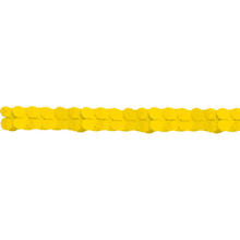 SALE Girlande aus Papier, gelb, 365 cm