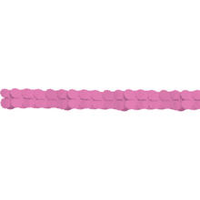 Girlande aus Papier, pink, 365 cm