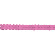 SALE Girlande aus Papier, pink, 365 cm