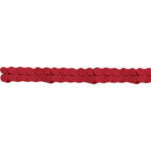 SALE Girlande aus Papier, rot, 365 cm