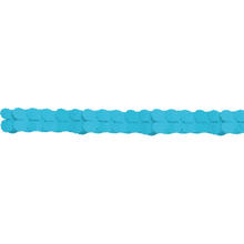 SALE Girlande aus Papier, hellblau, 365 cm