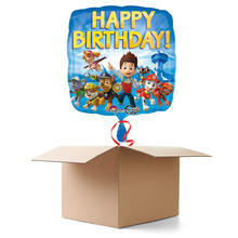 SALE Ballongrsse Paw Patrol Happy-Birthday / Herzlichen Glckwunsch, 1 Ballon